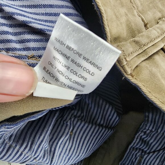 Flag & Anthem Pants Mens 28x32 Tan Stretch Nashville Straight Chino *NWT* - Picture 14 of 15